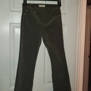 New  Gap 1969 olive green corduroy pants